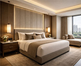 Hotel rooms and suites fit-out