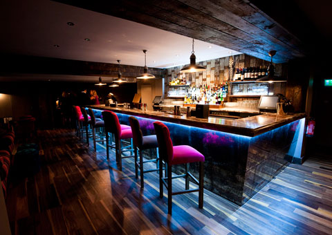 Arredamento bar soffuso